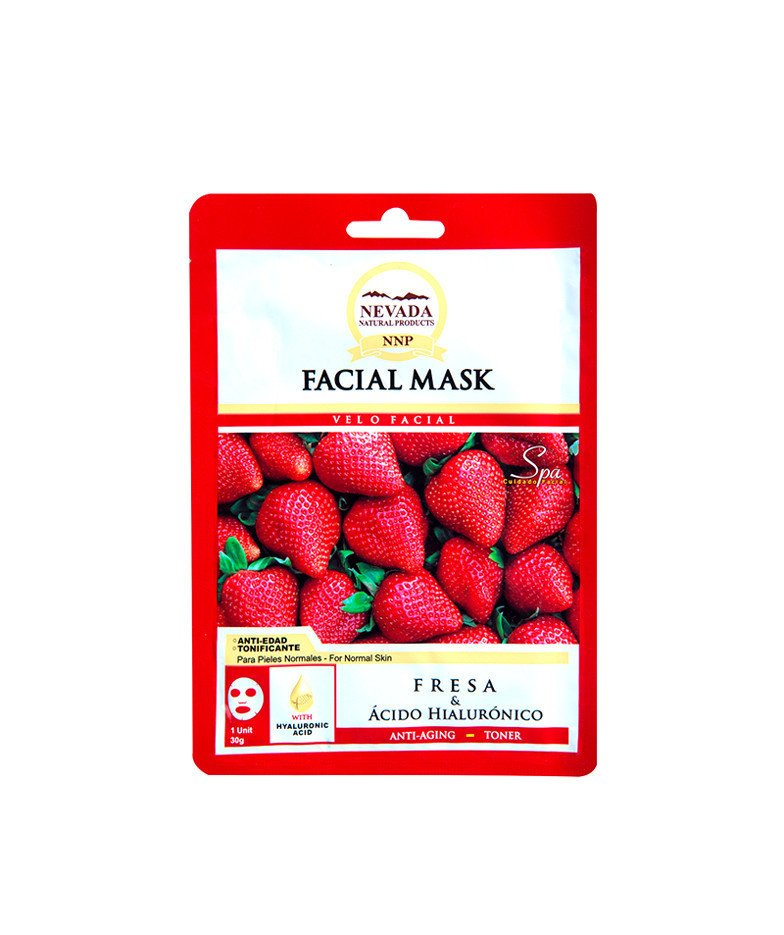 Mascarilla Facial Fresa