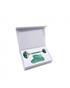 Jade Facial Roller + Gua Sha